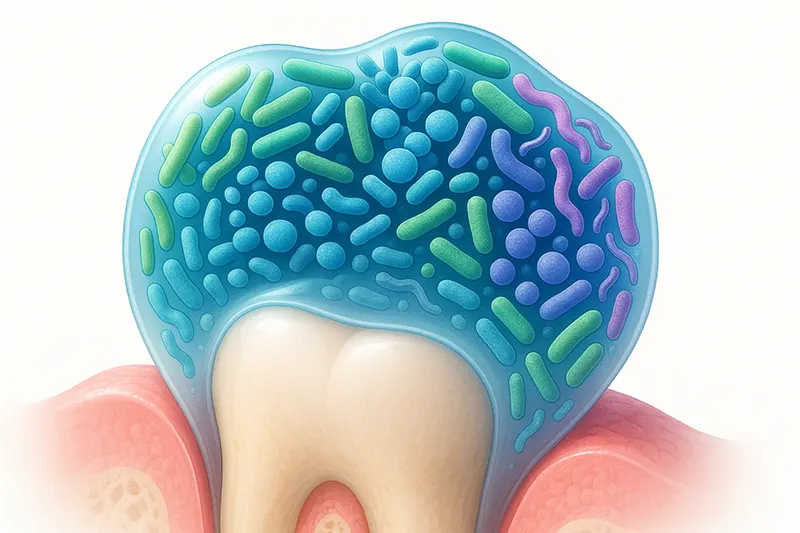 Oral microbiome illustration