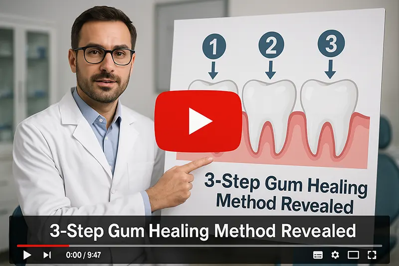 3-Step Gum Healing Method Video - Click to Watch